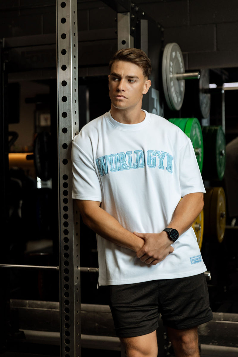 Oversize Greatness Tee White/Blue