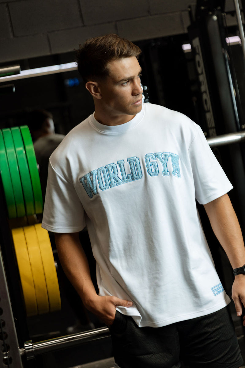 Oversize Greatness Tee White/Blue