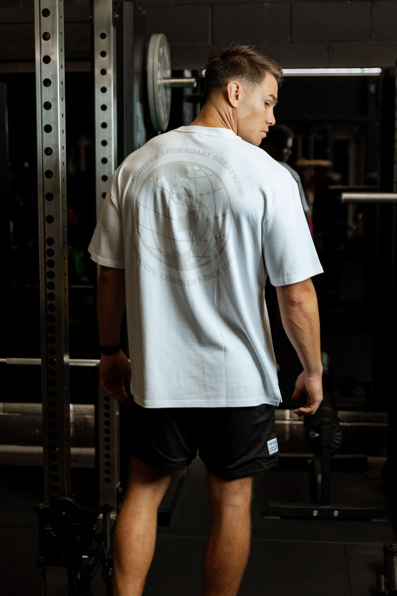 Oversize Greatness Tee White/Blue