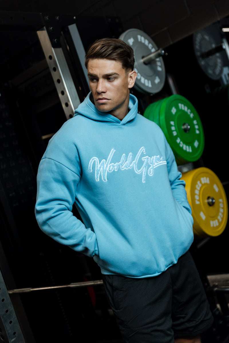 Exclusive Iconic Oversize Hoodie - Blue