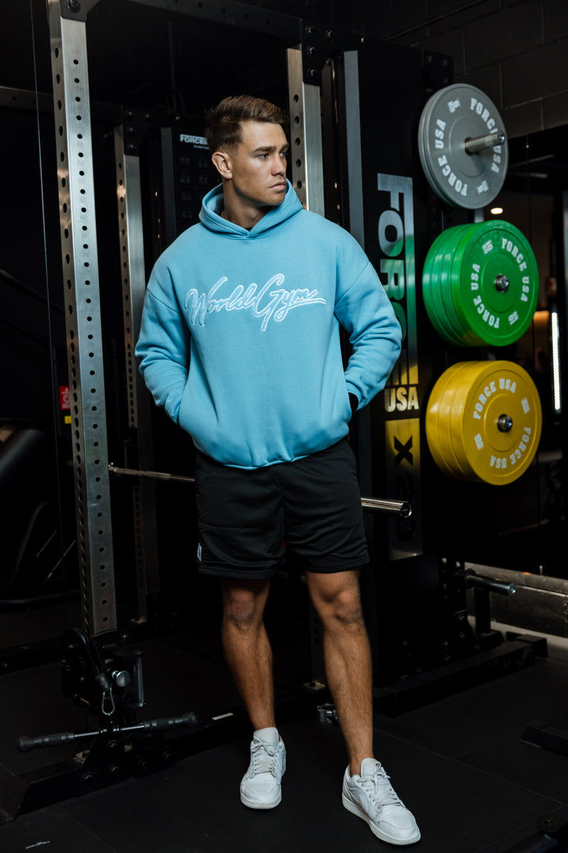 Exclusive Iconic Oversize Hoodie - Blue
