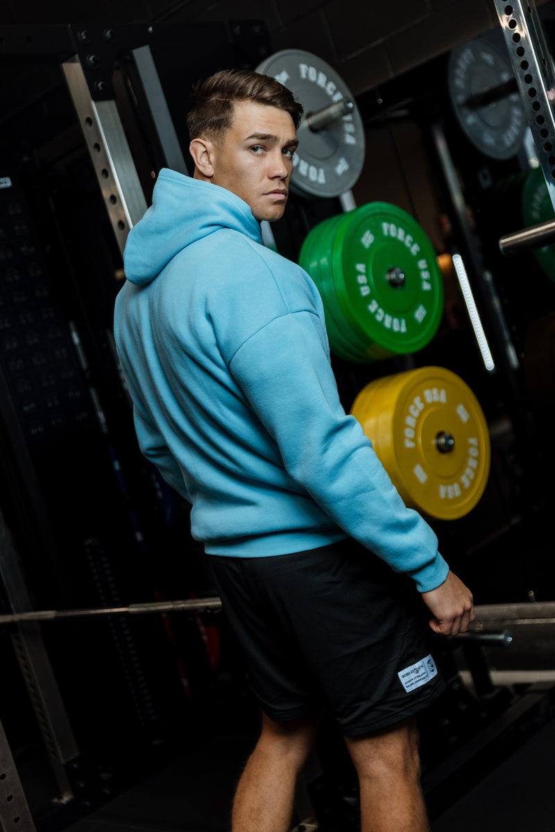 Exclusive Iconic Oversize Hoodie - Blue