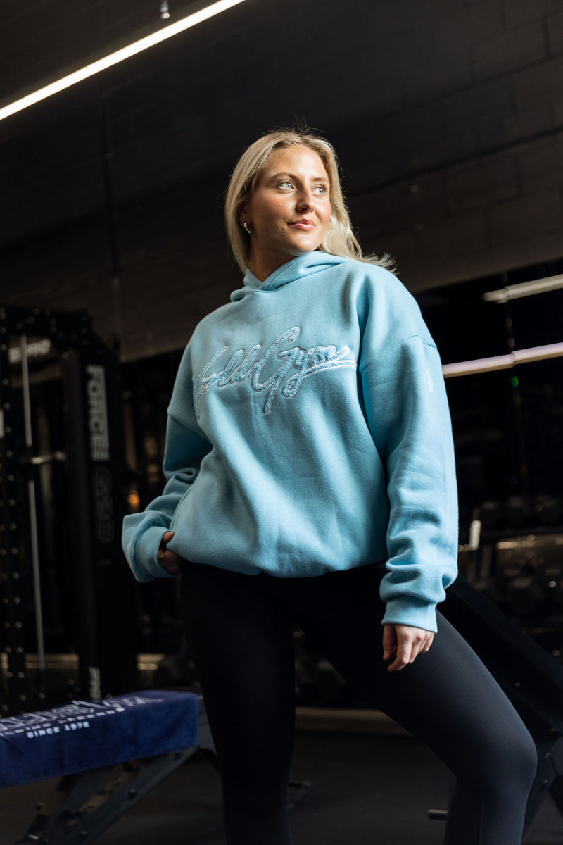 Exclusive Iconic Oversize Hoodie - Blue