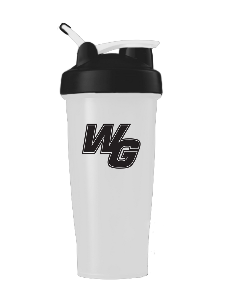 600ML SHAKER WHITE/BLACK