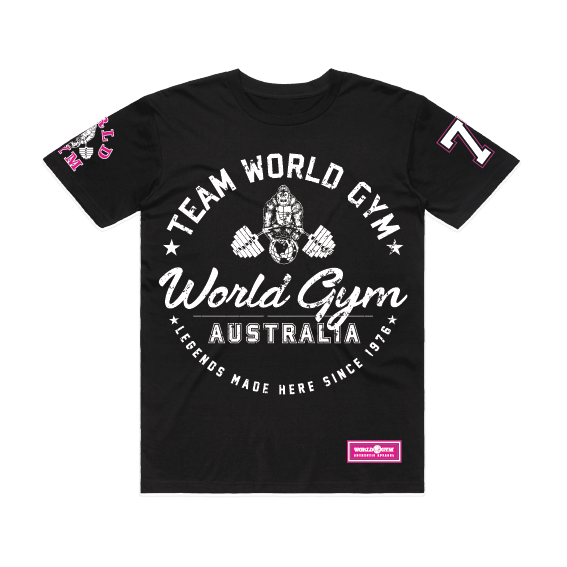 Team T-Shirt Black / Pink