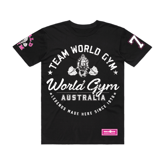 2023 Team T-Shirt Black / Pink