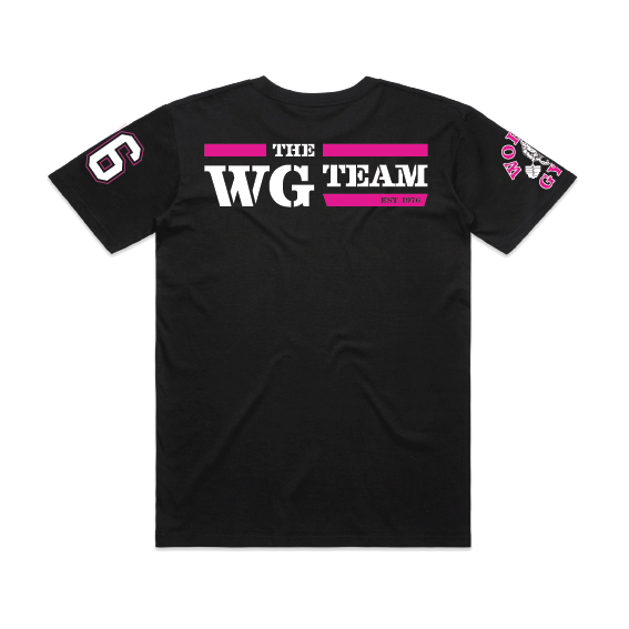 2023 Team T-Shirt Black / Pink