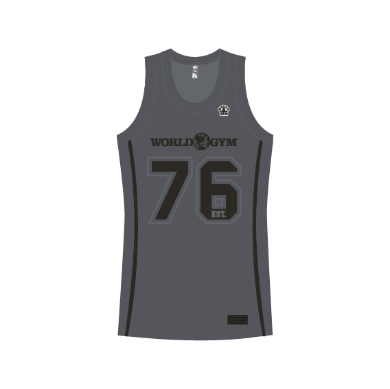 Basketball Jersey Mens - Grey/Black