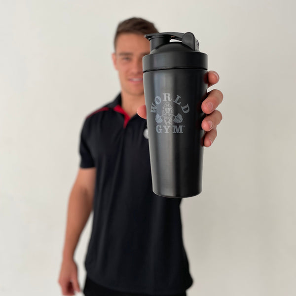 Stainless steel World Gym Shaker