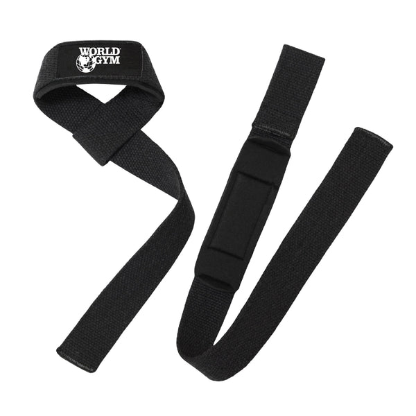 World Gym lifting straps - Blk/Wht