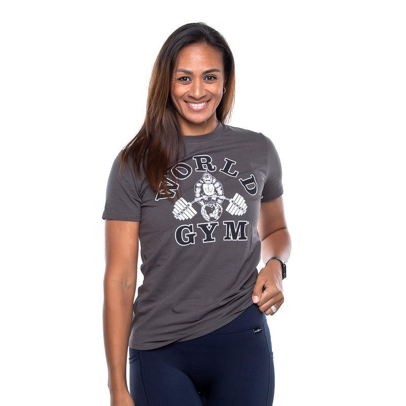 World gym t shirt sales