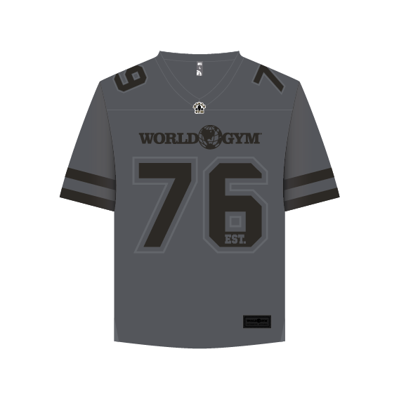 Gridiron Jersey Mens - Grey/Black